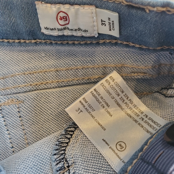 AG|toddler girls denim shorts|size 3t - Picture 2 of 3